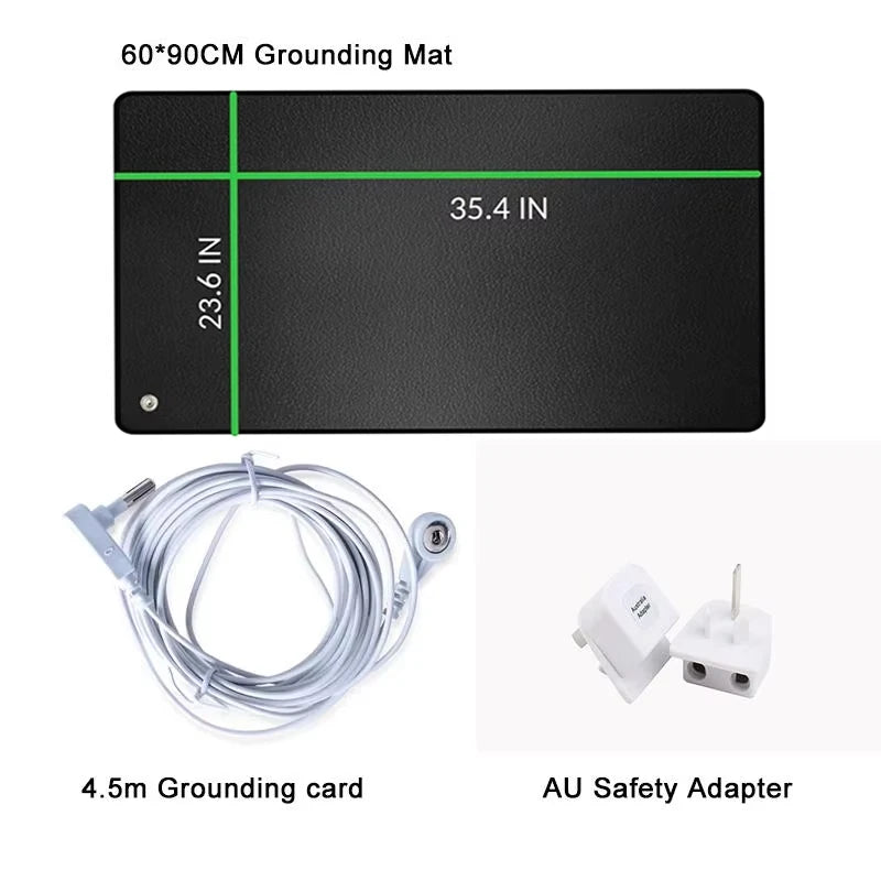 35x24in Grounding Mat for Balance Energy, Pain Relief, Inflammation Reduction, Improved Sleep,Stress Reduction,Circulation Boost